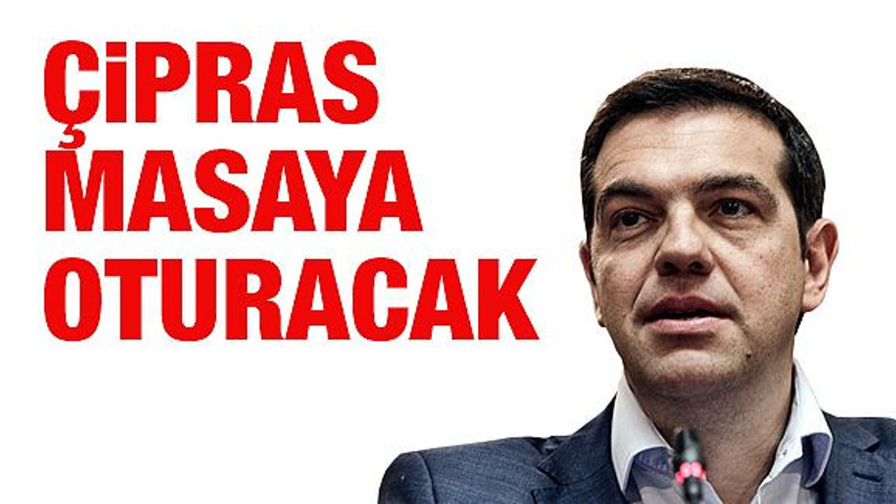 Çipras masaya oturacak