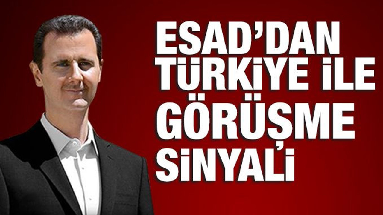 Esad'dan Türkiye ile görüşme sinyali