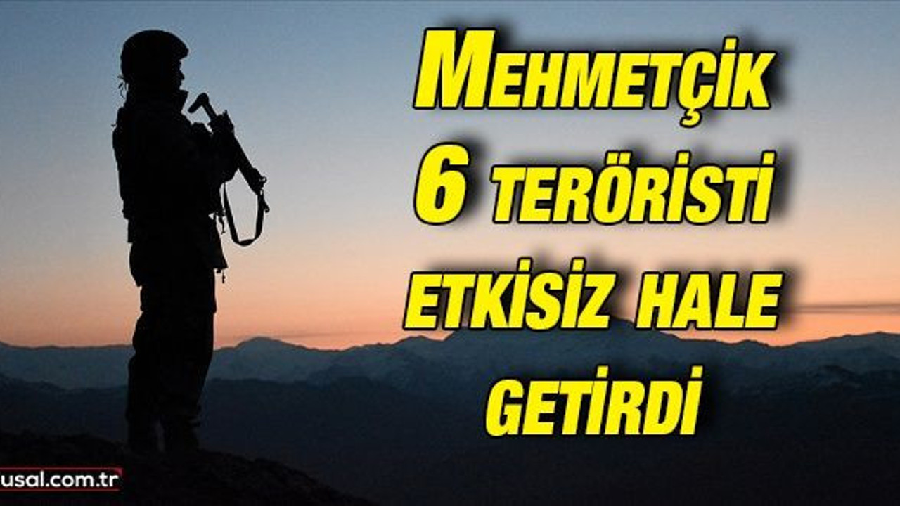Suriye'nin kuzeyinde 6 terörist etkisiz hale getirildi
