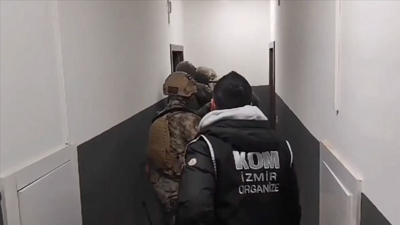 İzmir’de suç örgütüne yönelik operasyon: 12 zanlı yakalandı!