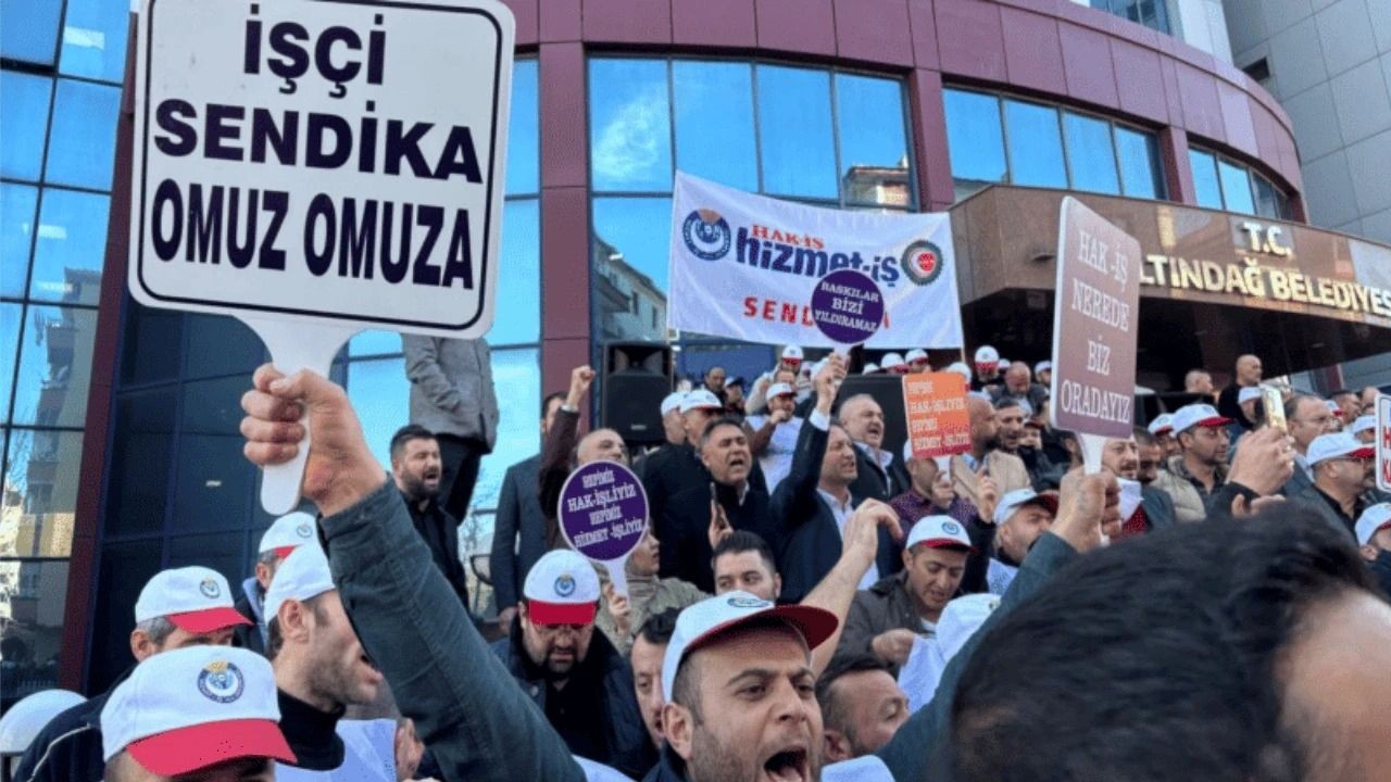 Altındağ Belediye Başkanı Tiryaki'den sendika çadırına saldırı: Şube Başkanına yumruk attı!