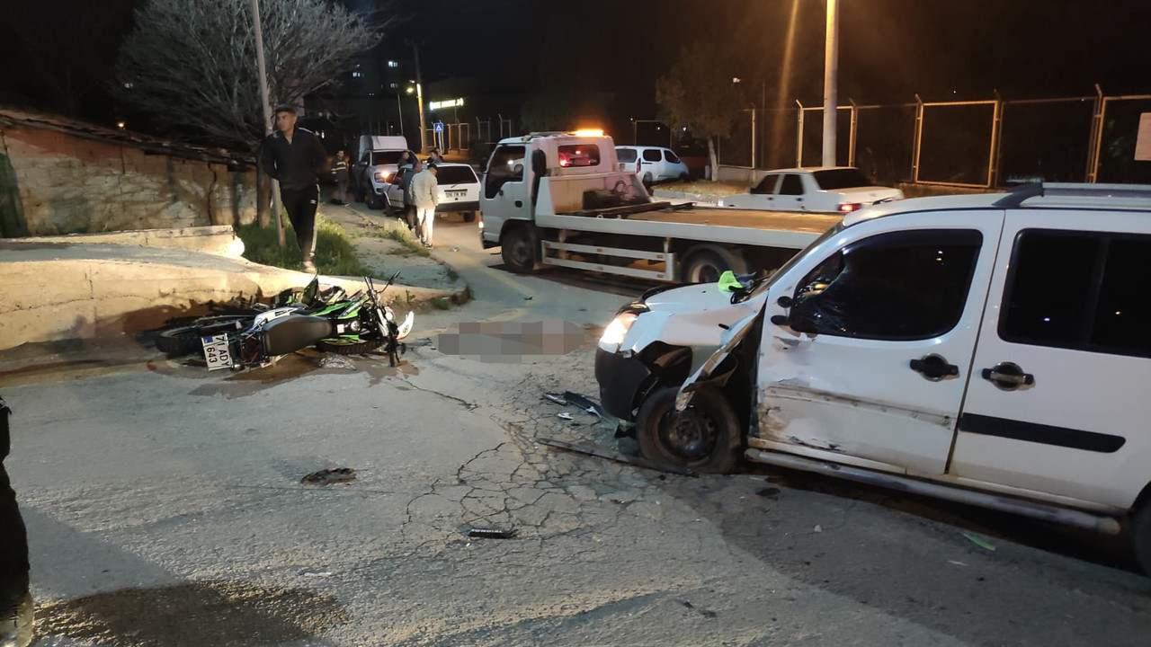 Kırıkkale'de can pazarı: Motosikletli genç kazada hayatını kaybetti