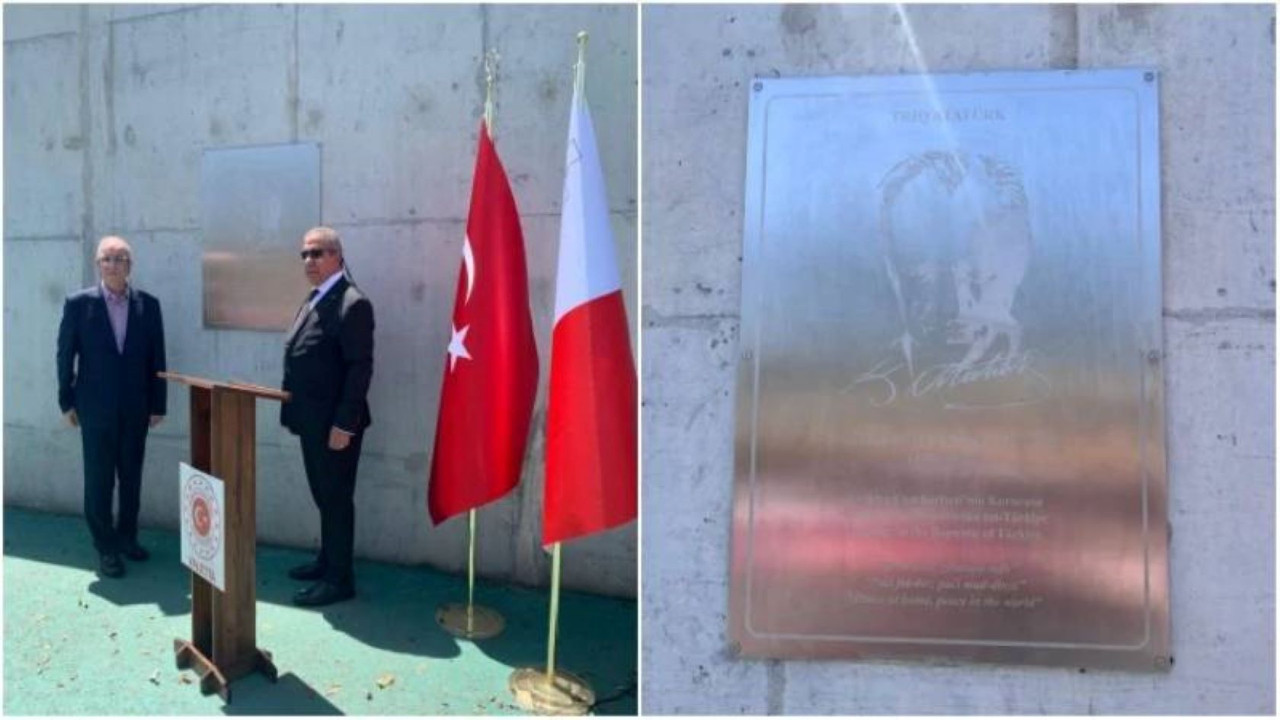 Atatürk ismi Malta'da bir caddeye verildi