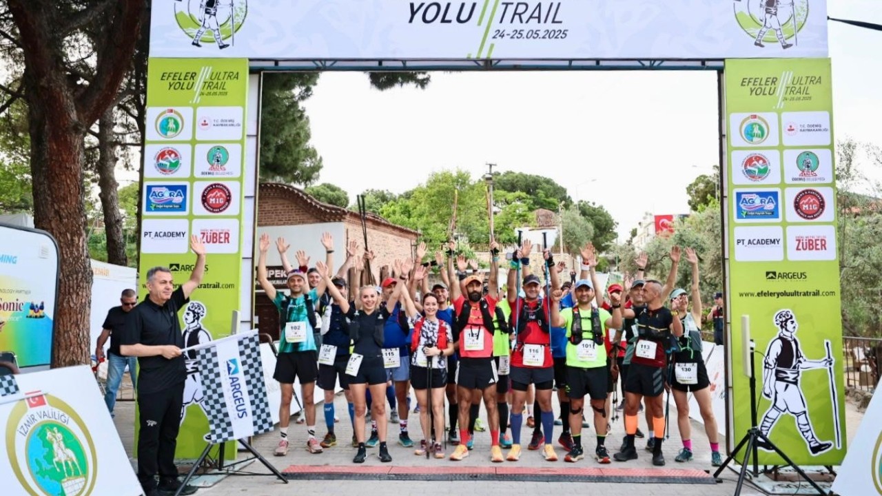 Efeler Yolu Ultra Trail Koşusu başladı