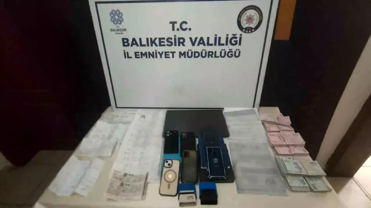 Balıkesir ve Bursa'da tefecilik operasyonu: 28 milyonluk senet, 7 gözaltı!