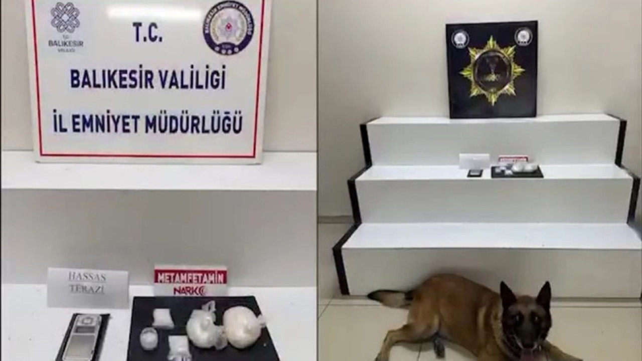 Burhaniye’de uyuşturucu operasyonu: 238 gram metamfetamin ele geçirildi