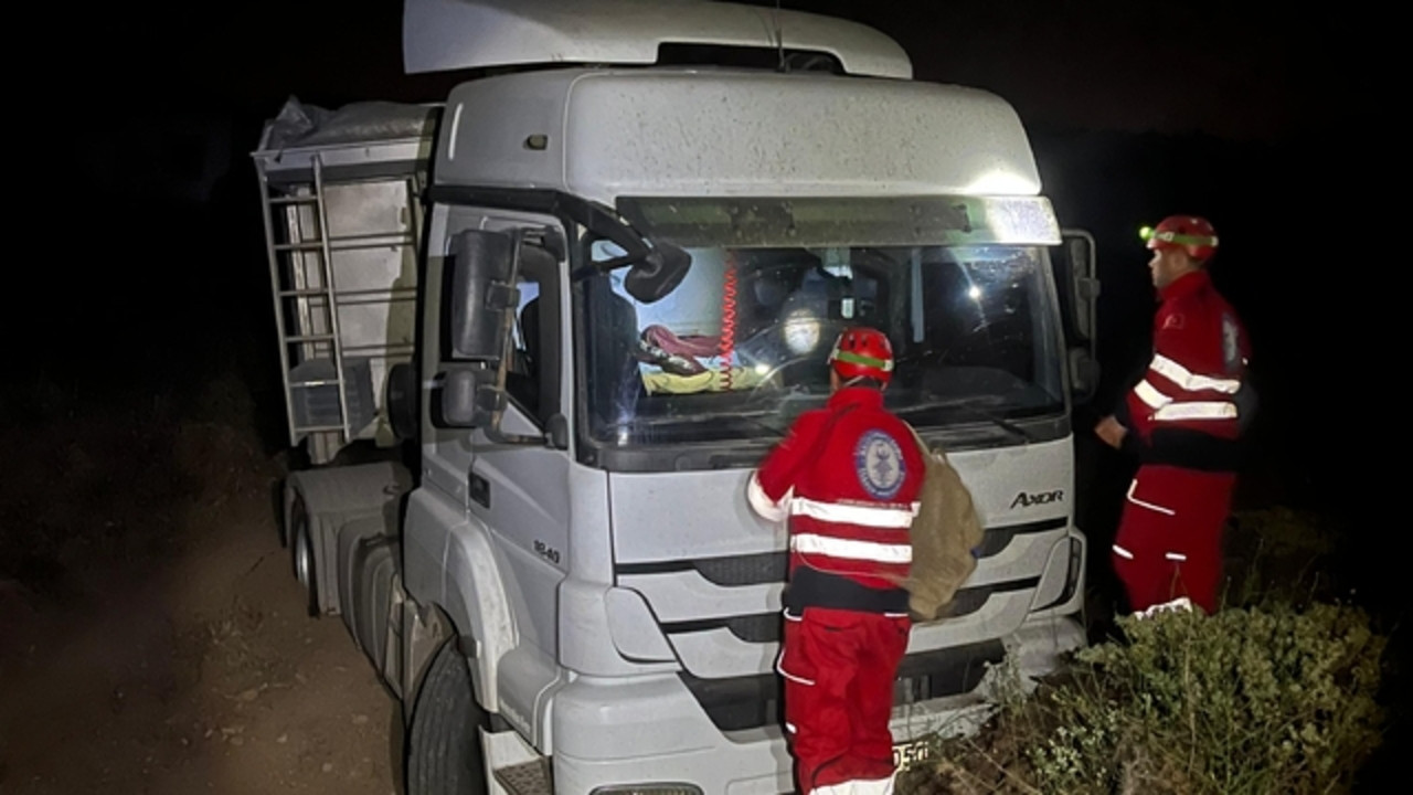 Ankara’da esrarengiz olay! Kamyonu saplandı, kendisi kayboldu