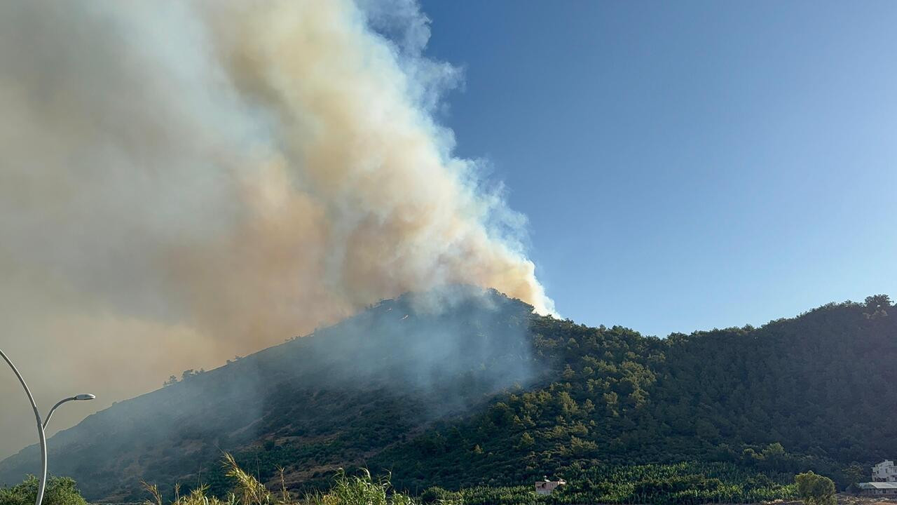 Gazipaşa alev alev! Antalya’da orman yangını