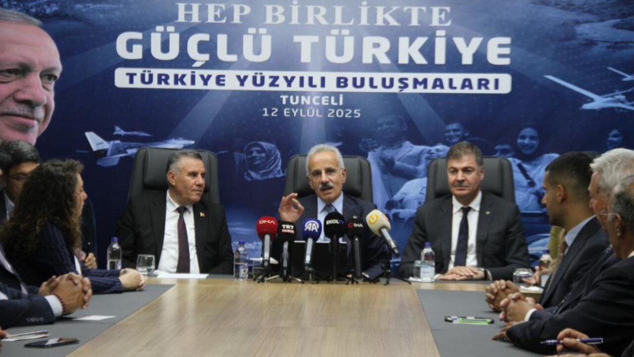 Bakan Uraloğlu konuştu: "Tunceli’nin dağlarında artık terör değil yatırımlar yükseliyor"