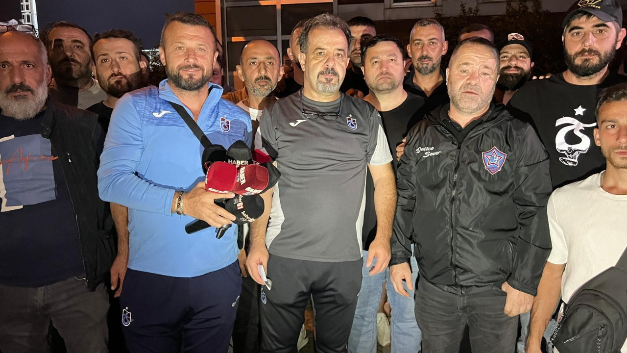 Trabzonspor taraftarları TFF önünde hakem kararlarını protesto etti: MHK Başkanı Ferhat Gündoğdu’ya istifa çağrısı