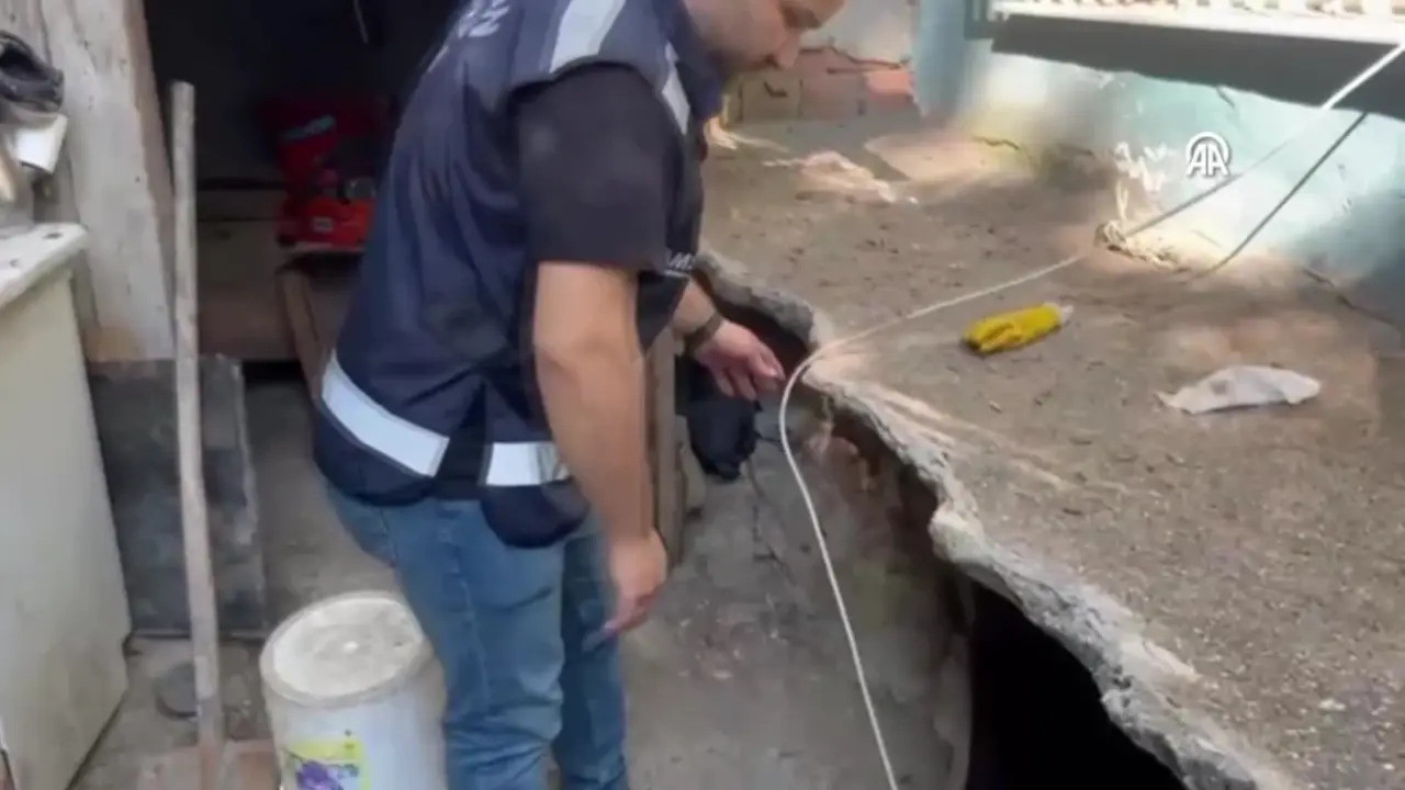 Samsun’da define avı skandalı! Anne ve oğlu evin altına 12 metrelik tünel kazdı