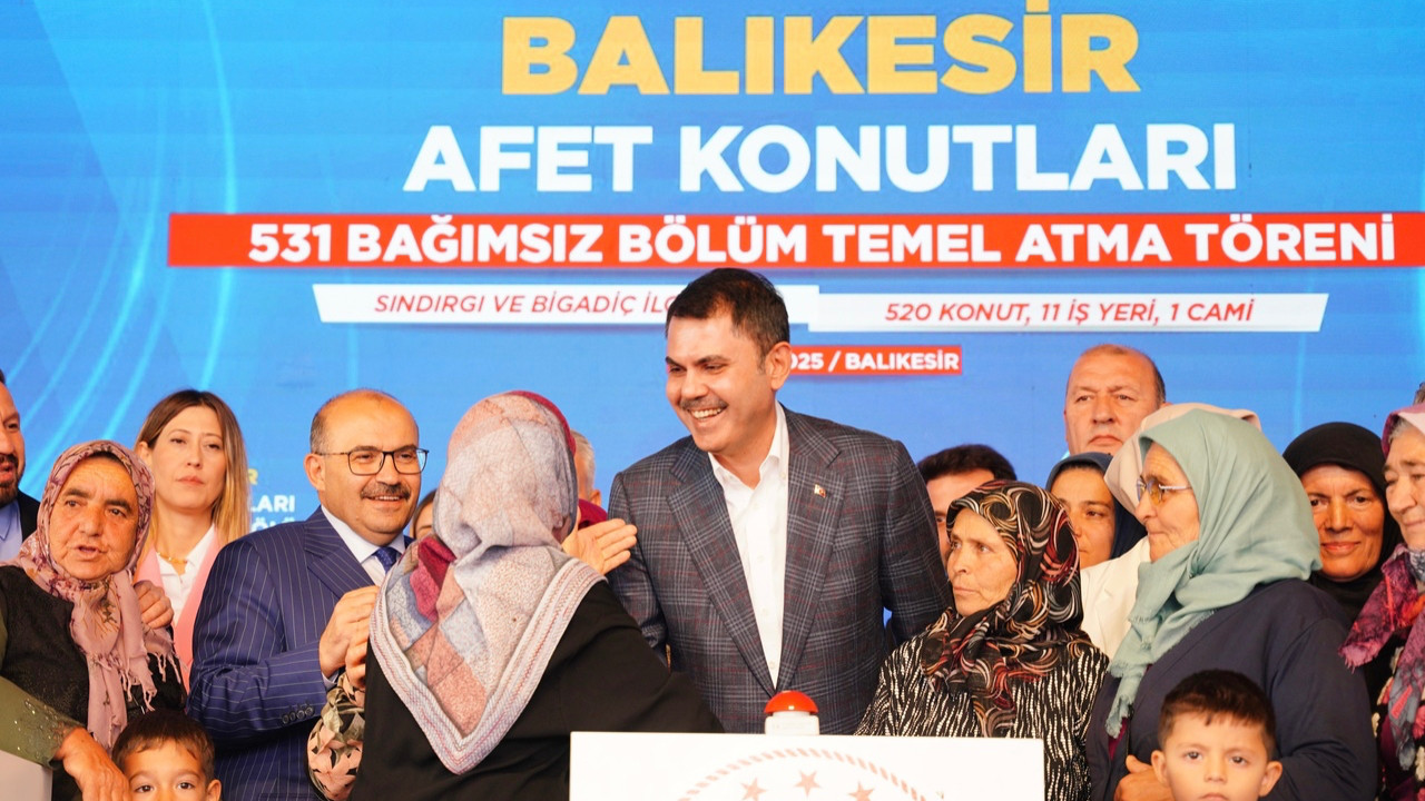 Bakan Kurum Balıkesir’de konuştu: 520’den fazla yeni ev 1 yıl içinde teslim edilecek!