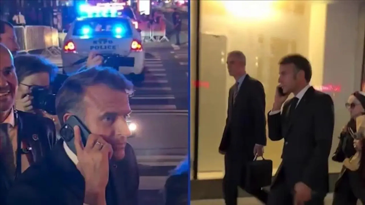New York’ta Macron, Trump yüzünden trafikte kaldı: “Sokakta bekliyorum çünkü her yer senin için kapalı”