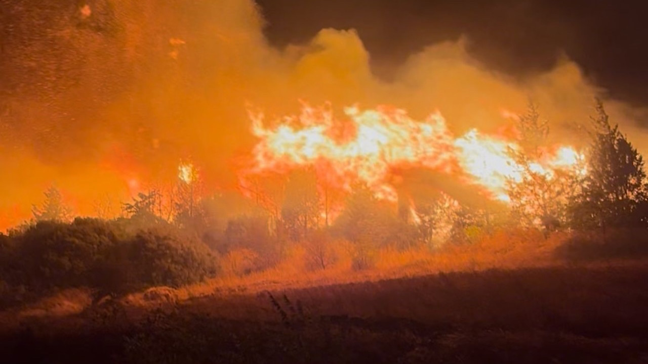 Bursa Karacabey’de orman yangını: Alevler köylere ulaştı, tahliyeler başladı