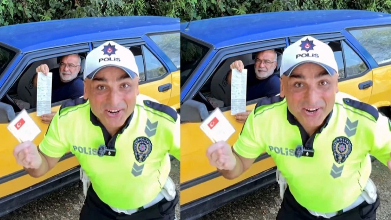Fenomen trafik polisi görevinden uzaklaştırıldı!