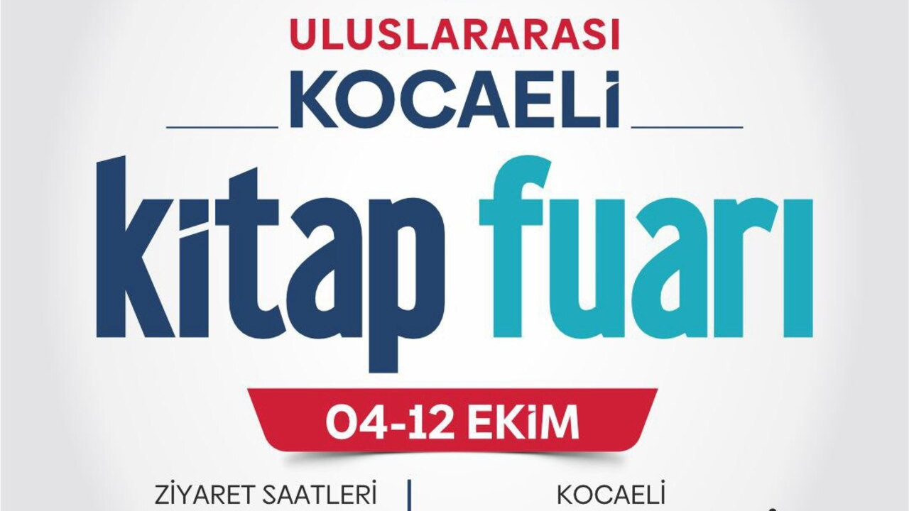 15. Kocaeli Kitap Fuarı başlıyor!