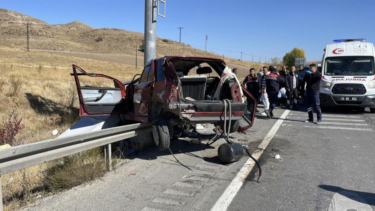 Sivas’ta dehşet anları! LPG tankı yerinden fırladı, yaralılar var