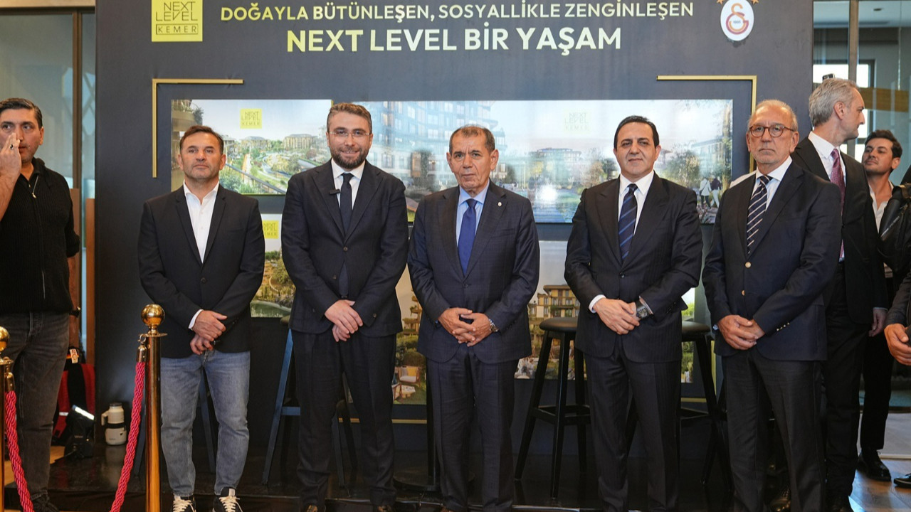 Pasifik'ten Göktürk'e 'Next Level' projesi: Lansmanda Galatasaraylı yöneticiler ve futbol takımı da yer aldı