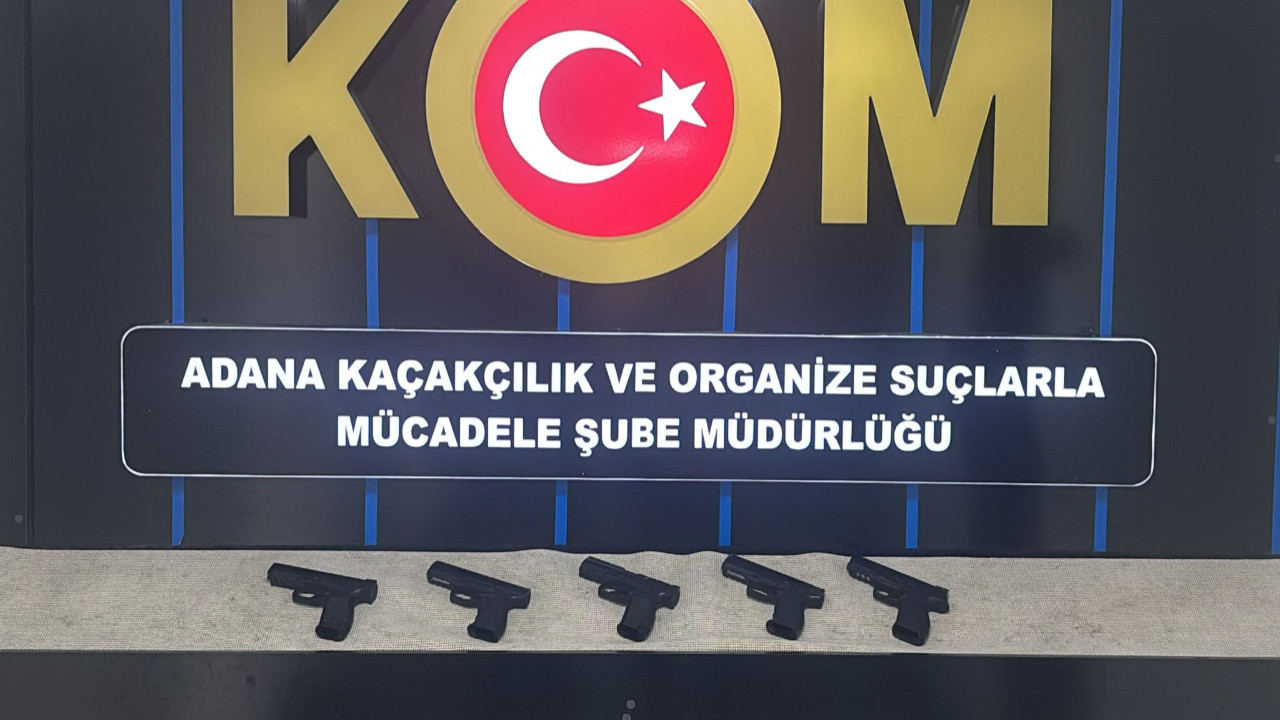 Adana merkezli dev operasyon! 11 aylık takibin ardından silah kaçakçılığı şebekesi çökertildi