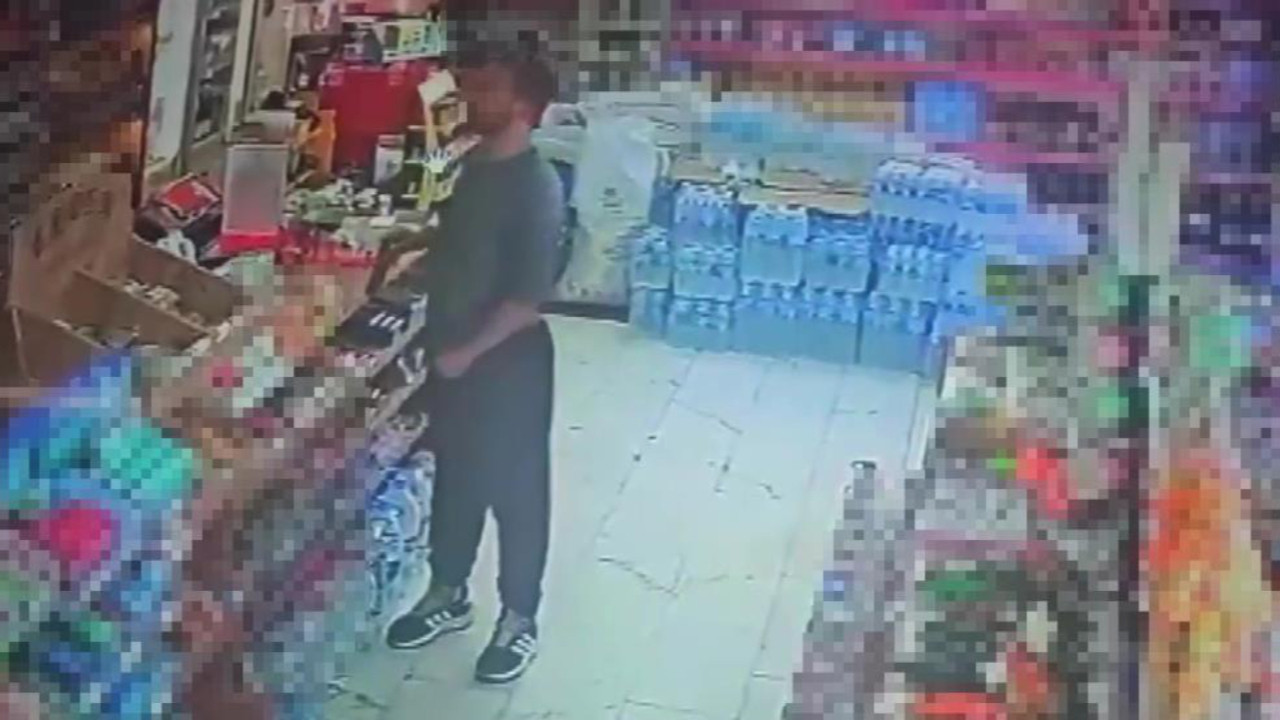 Adana’da pes dedirten hırsızlık! Markette saniyeler içinde cep telefonu çaldı