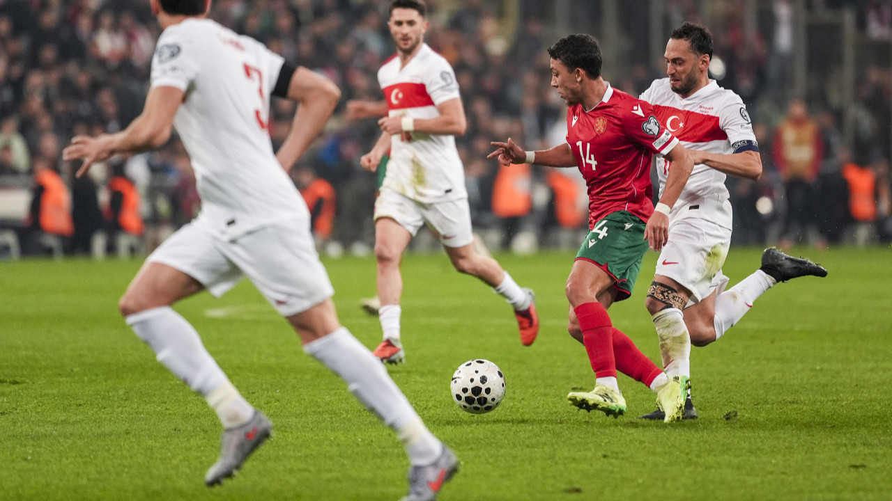 Play-off bileti kesinleşti! A Milli Takım, Bulgaristan'ı 2-0 mağlup etti