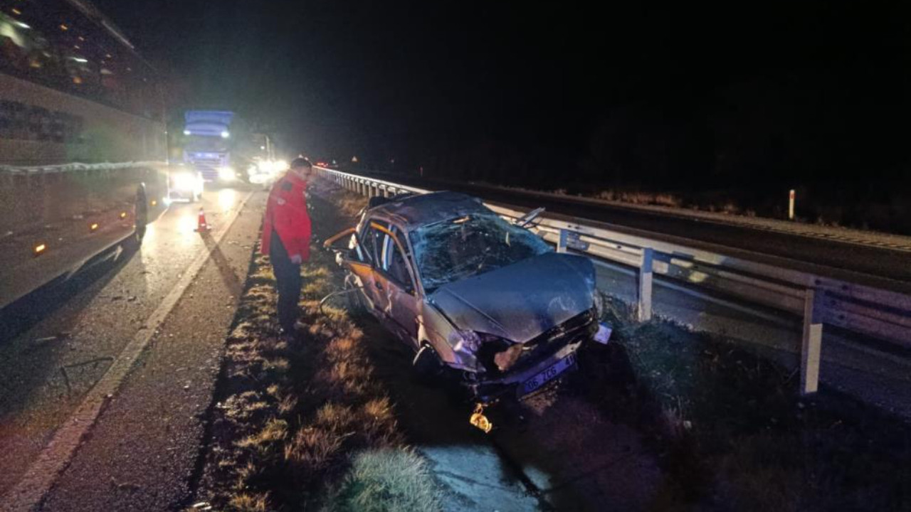 Çorum'da korkunç kaza: Otostopla bindiği araç mezarı oldu