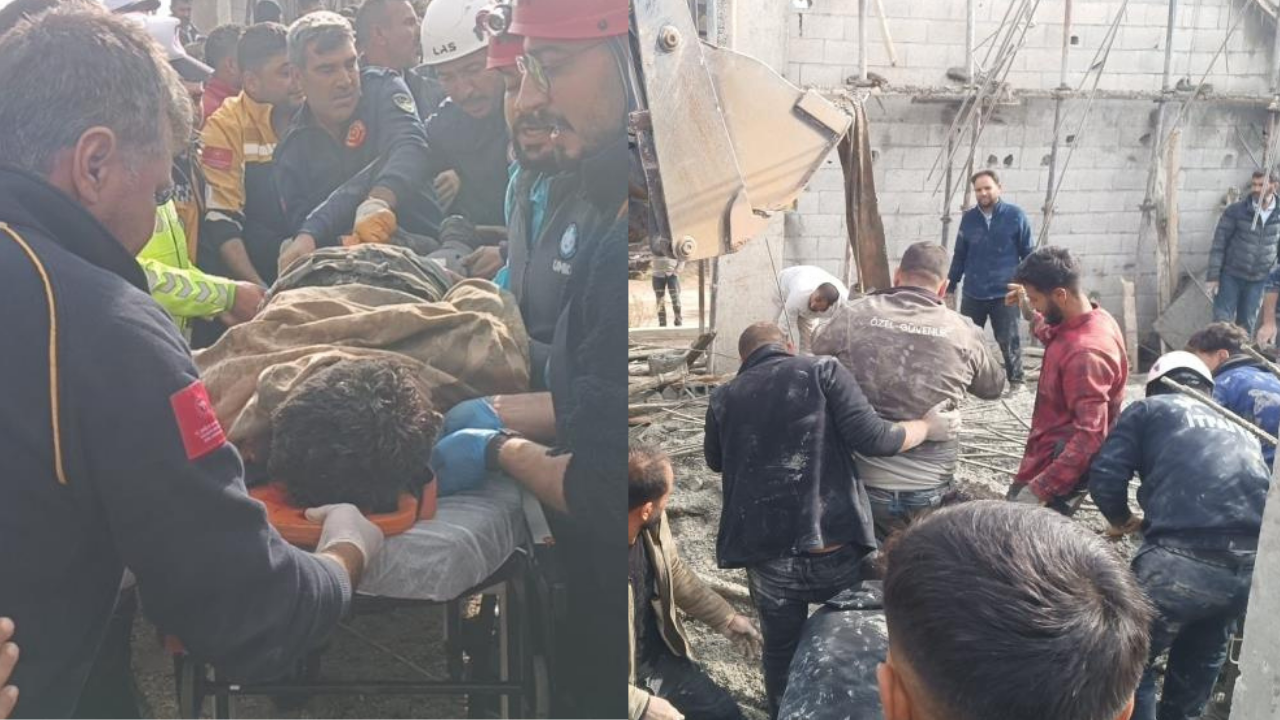 Şanlıurfa’da beton dökümü sırasında göçük: İki işçi hayatını kaybetti
