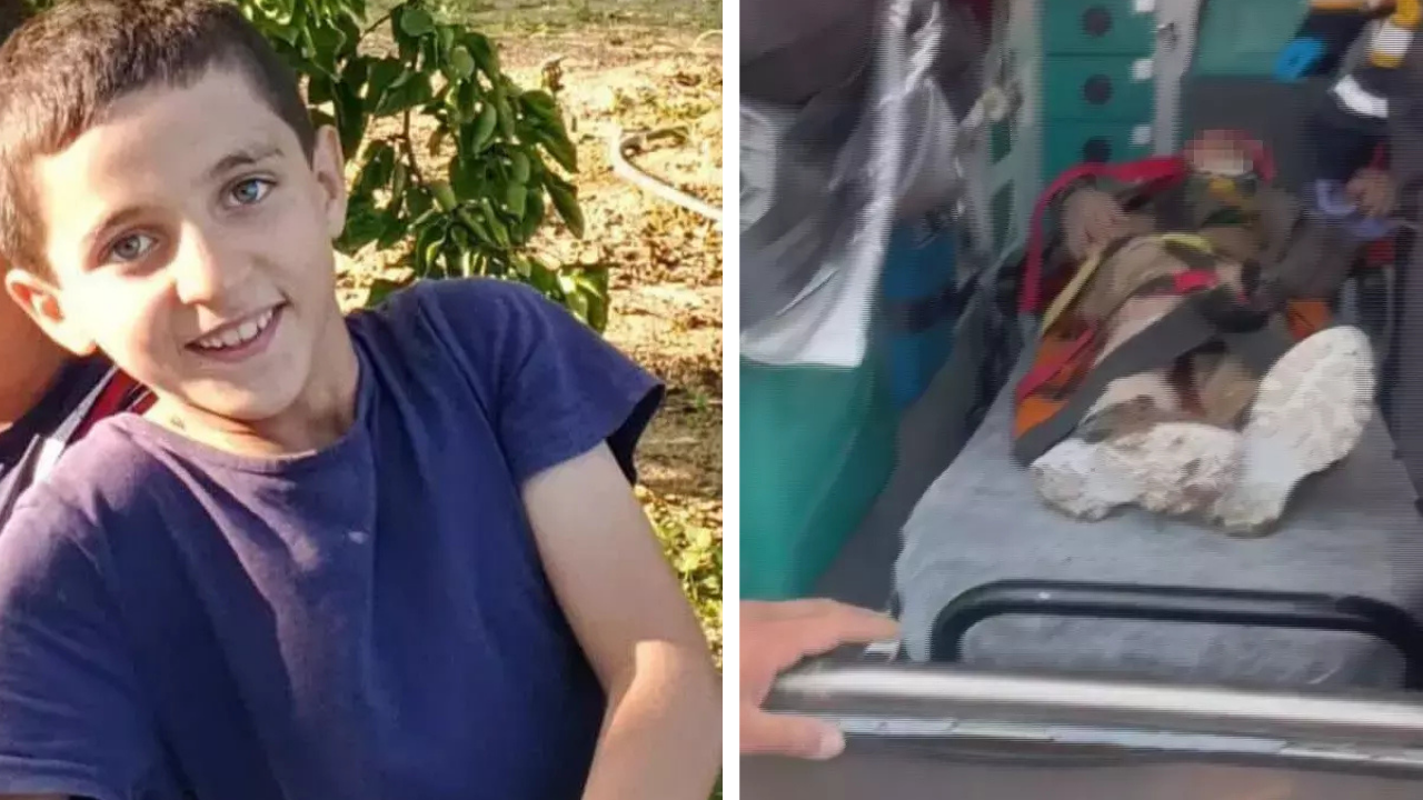 Hatay'da kayıp olarak aranan 10 yaşındaki çocuk gömüldüğü topraktan yaralı çıkarıldı