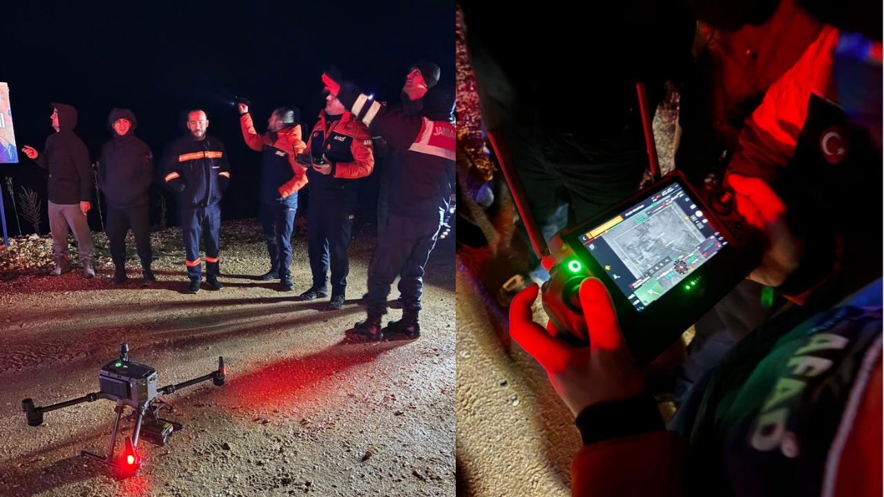 Geniş çaplı arama: Kaybolan çift için gece görüşlü dronlar havalandı