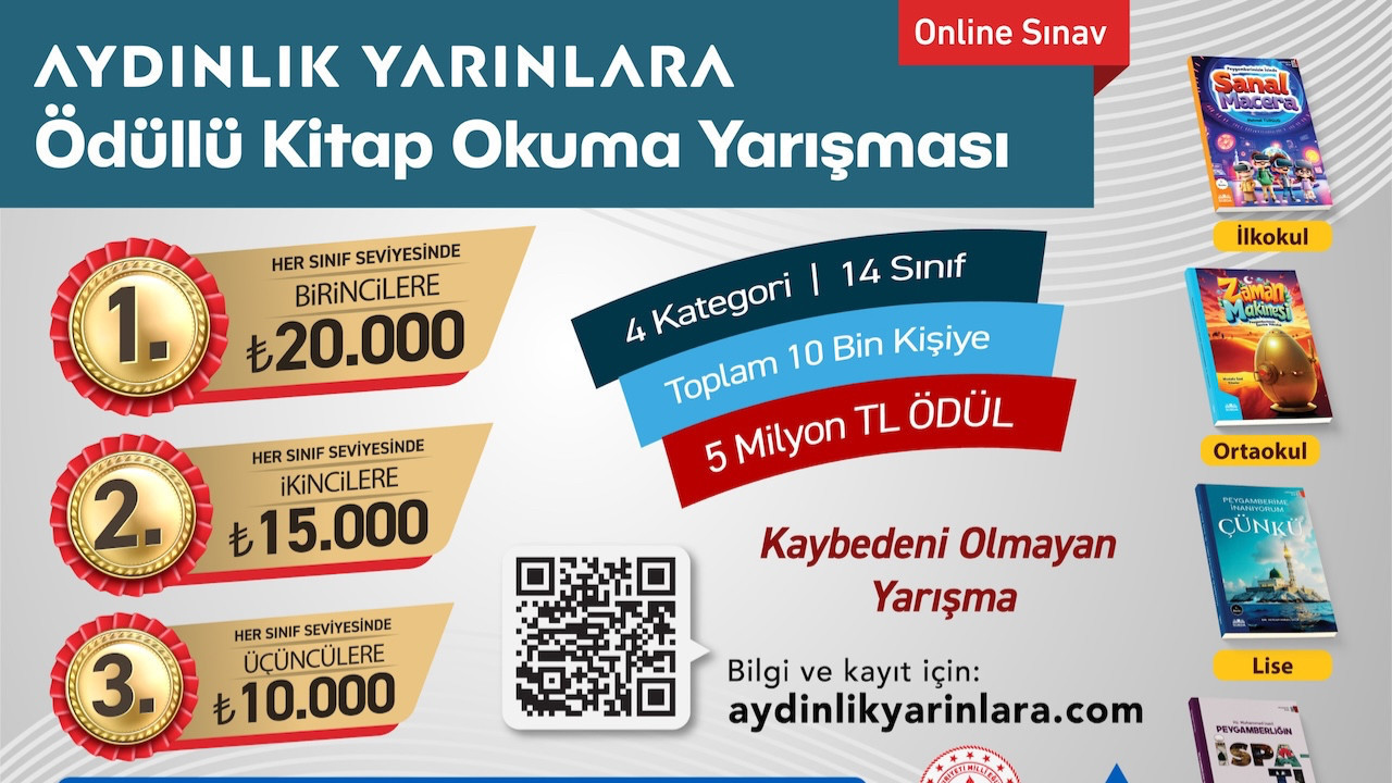 Aydınlık Yarınlara 4. Online Kitap Okuma Yarışması Başladı: 7 Kıtada 27 Dilde Büyük Eğitim Hamlesi