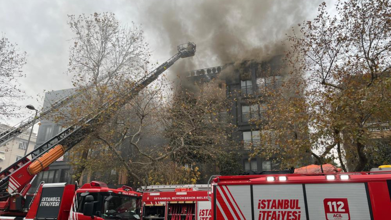 Bağdat Caddesi'nde yangın!