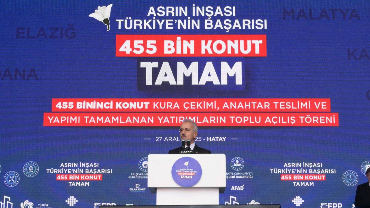 Bakan Uraloğlu'ndan Hataylılara müjde: Amanos tünellerinde çalışmalar Mart ayında başlayacak