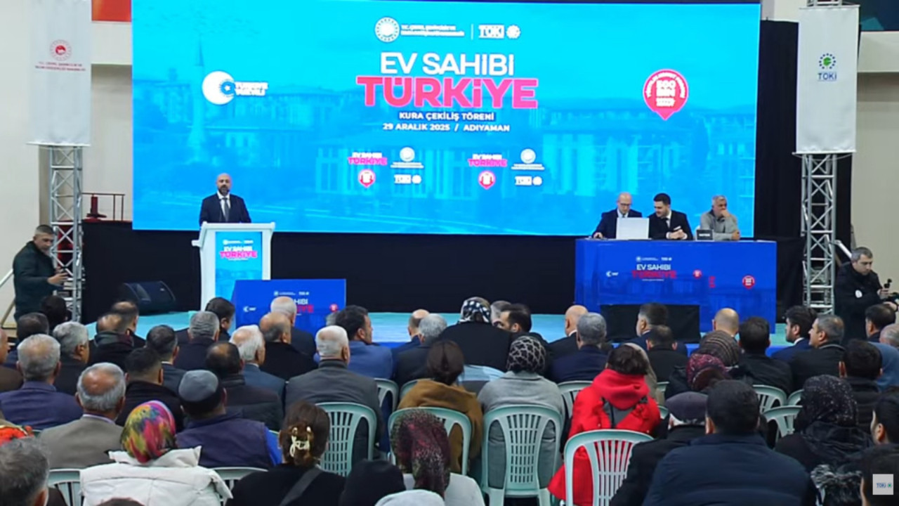 Yüzyılın projesinde büyük heyecan: Sosyal konutta kura çekimi başladı