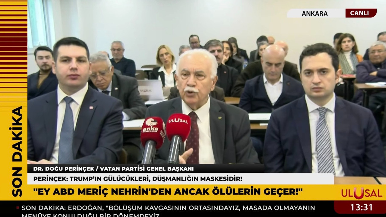 Vatan Partisi Genel Başkanı Doğu Perinçek: 'Türkiy…