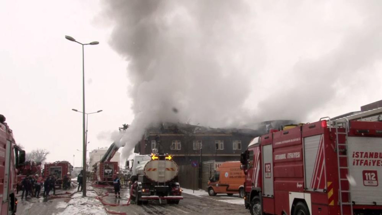 Tuzla'da fabrika yangını!