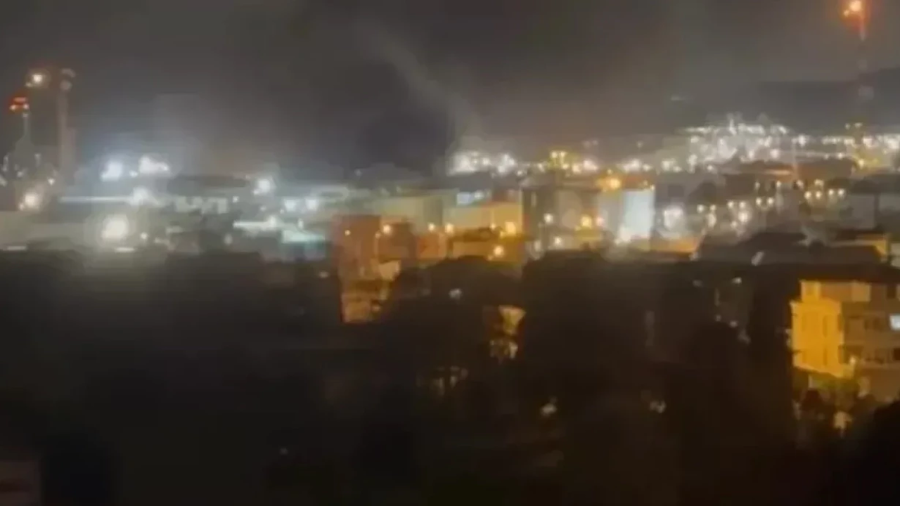 Tüpraş İzmit Rafinerisinde patlama oldu!