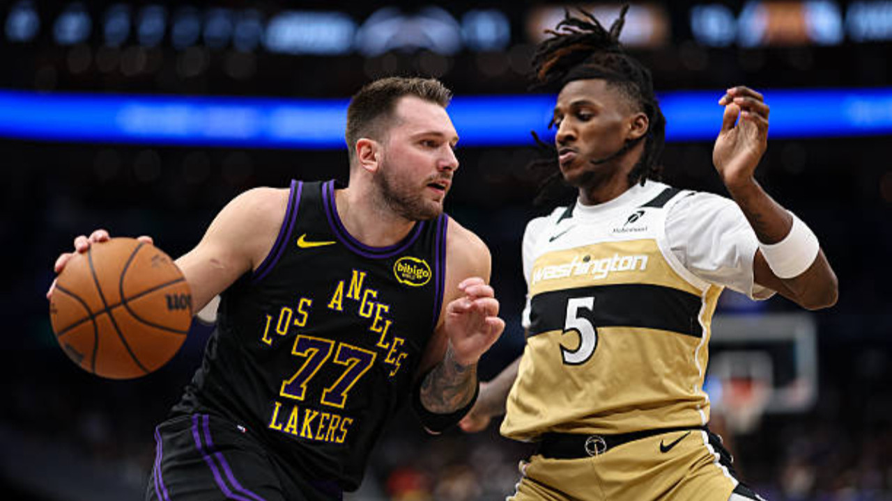 NBA'de Doncic fırtınası! Lakers deplasmanda 142 sayıyla şov yaptı, Wizards dağıldı
