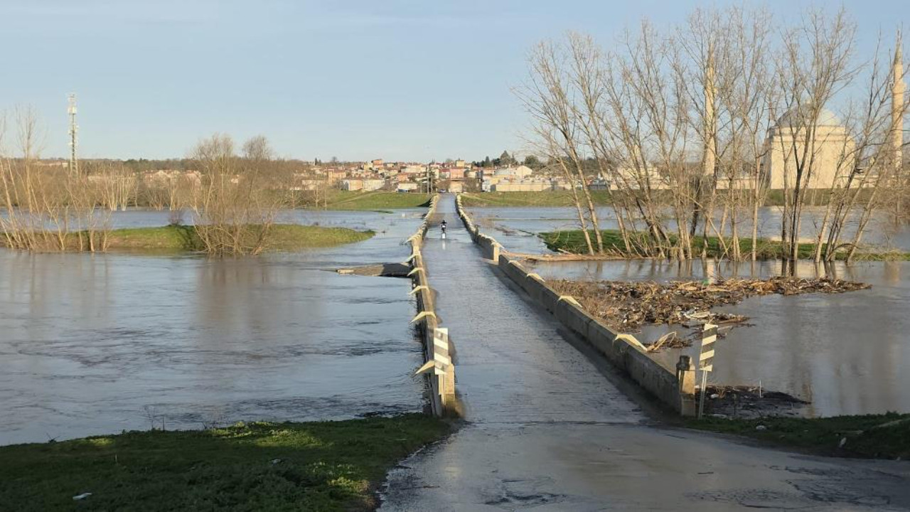 Edirne'de Tunca Nehri için turuncu alarm!