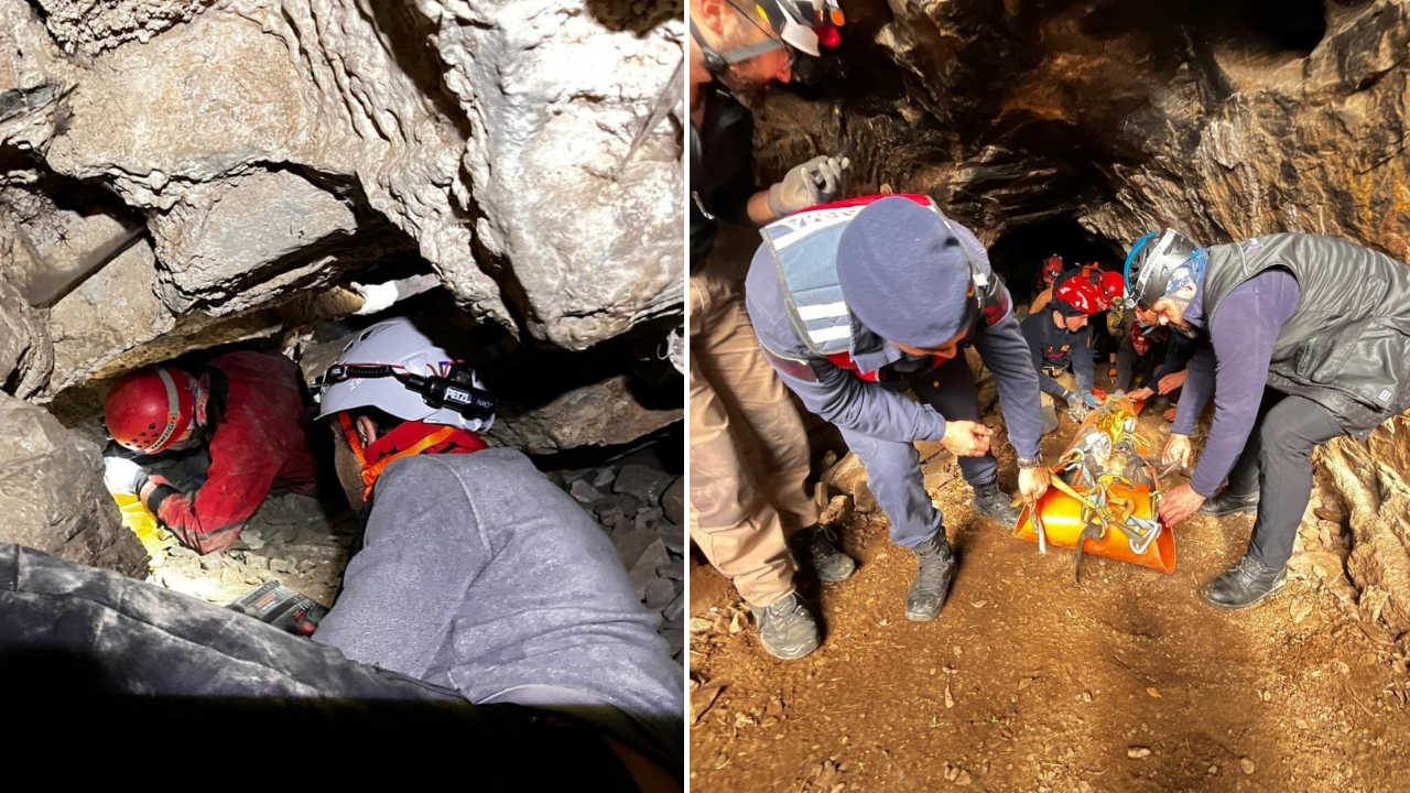 Dar geçitlerde 9 saat: Sütini Mağarası’nda düşen öğrenci için ekipler seferber oldu