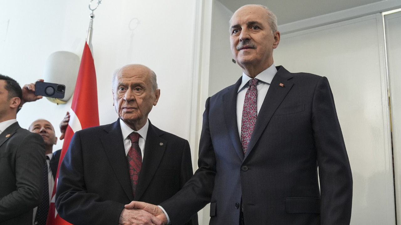 TBMM Başkanı Kurtulmuş, MHP Genel Başkanı Bahçeli'yi ziyaret etti