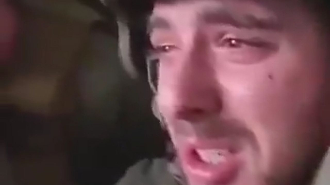 Füze saldırıları sırasında İsrail askerleri saklandıkları sığınakta panik yaşadı