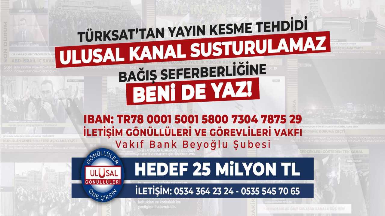 Ulusal Kanal’a destek büyüyor: “Doğru haber için Ulusal Kanal'a ihtiyacımız var"
