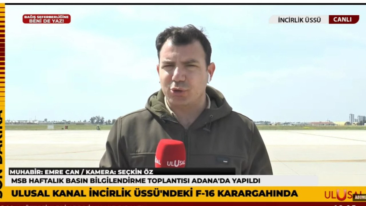 Ulusal Kanal İncirlik'ten bildiriyor: Türk f-16'ları havalandı, Adana'ya ek Patriot kuruldu!