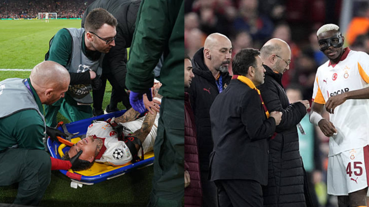 Cimbom'a Anfield'da ağır yara: Osimhen'in kolu kırıldı, Lang ameliyat masasında!