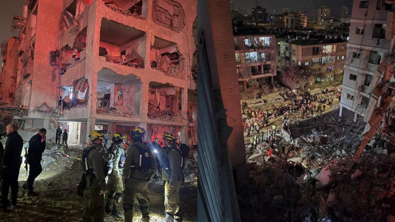 İran'dan siyonist rejime ağır tokat: Füzeler İsrail'in Arad kentini vurdu