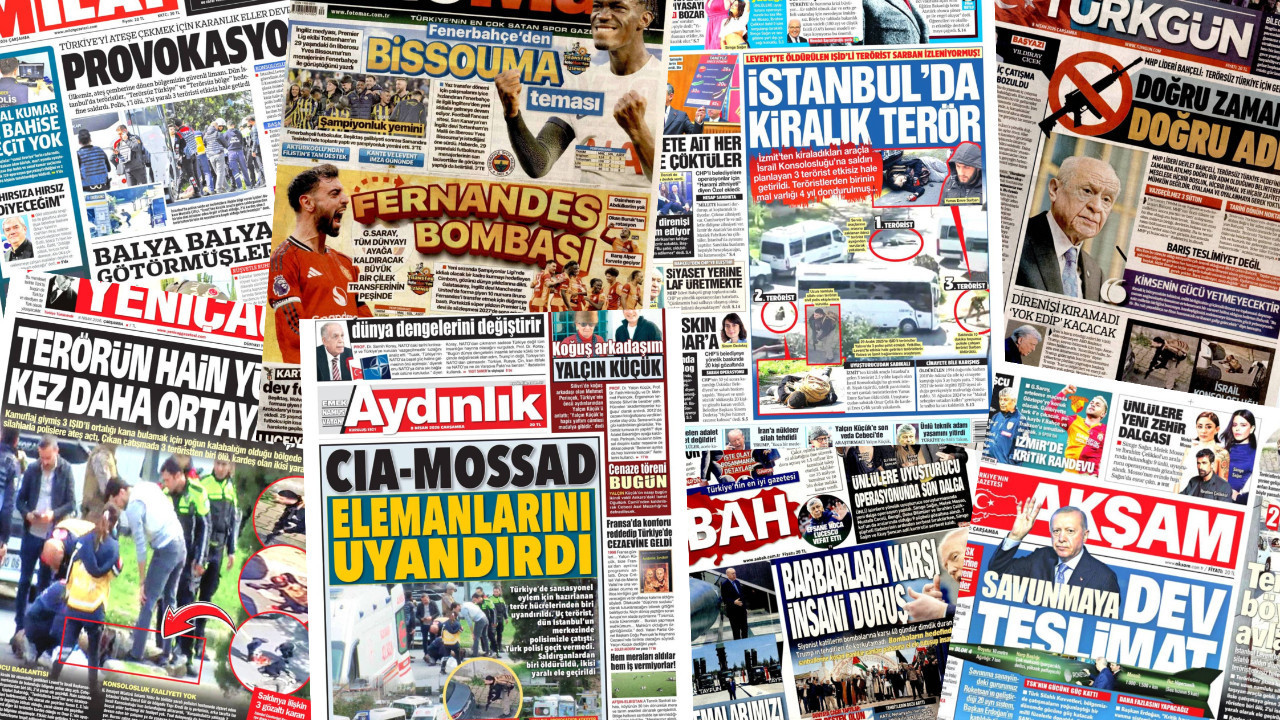 Gazete manşetleri 8 Nisan Çarşamba