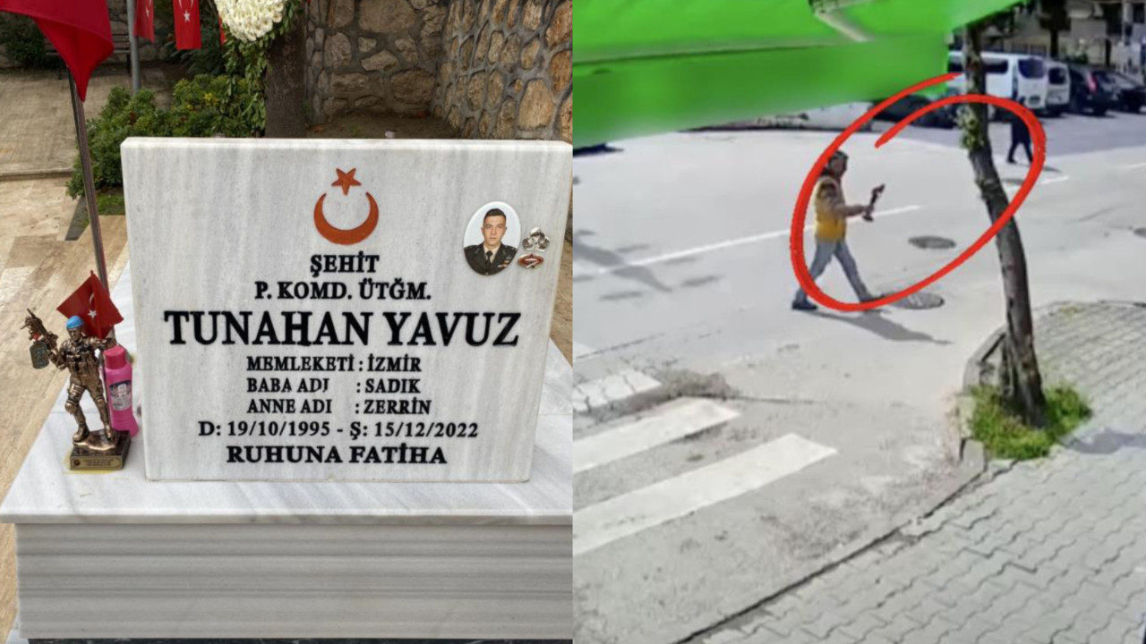 Skandal hırsızlık: Mudanya'da şehit üsteğmenin kabrindeki komando heykeli çalındı