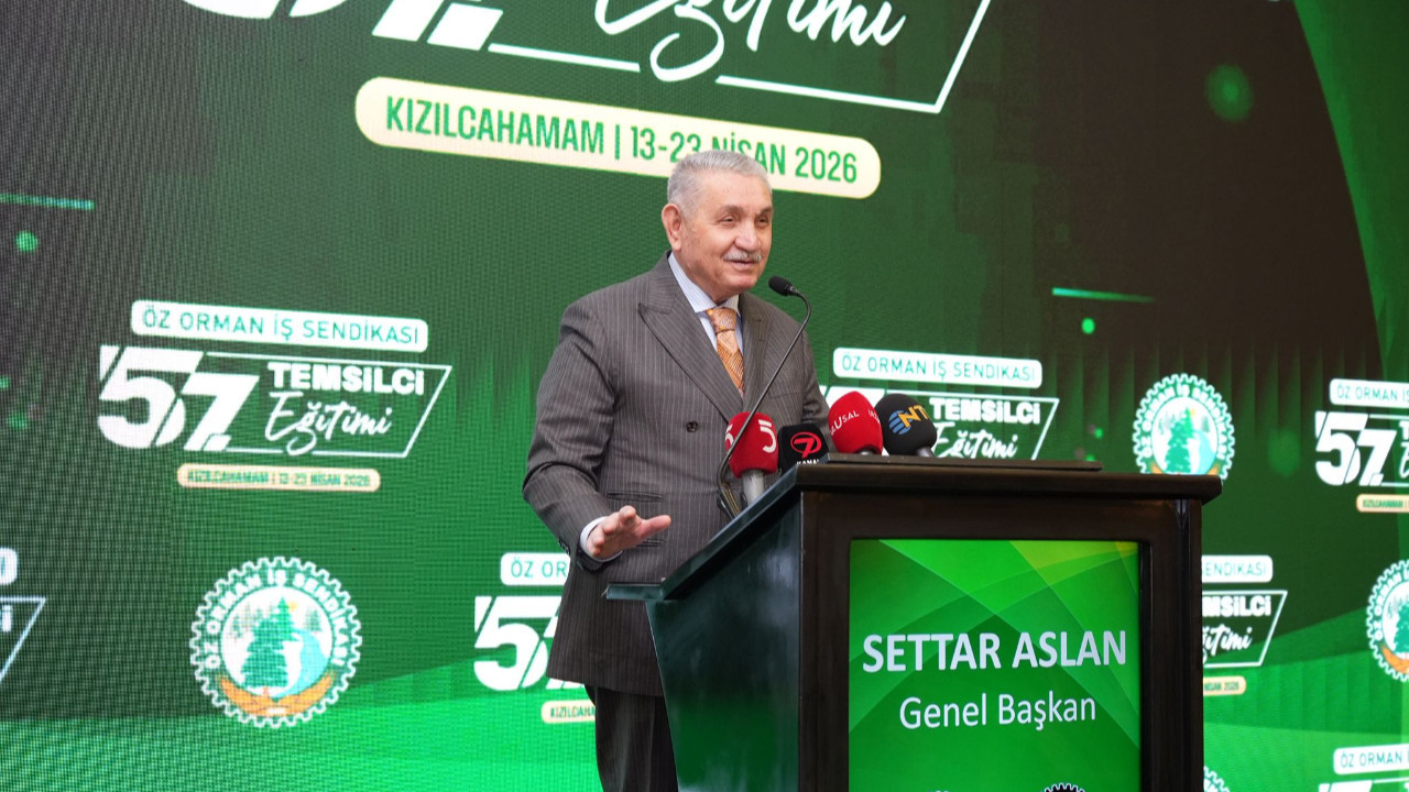 Öz Orman-İş Genel Başkanı Aslan'dan 'çift vardiya' çağrısı