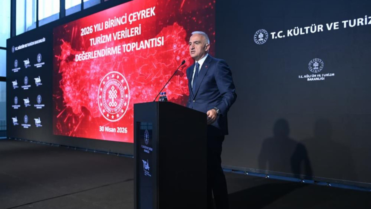 Kültür ve Turizm Bakanı Ersoy 2026 ilk çeyrek turizm gelirlerini açıkladı