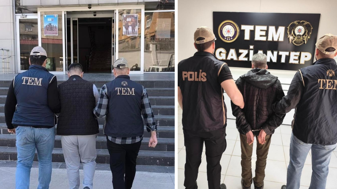 Kırmızı bültenle aranıyorlardı... 2 DEAŞ üyesi Gaziantep'te yakalandı